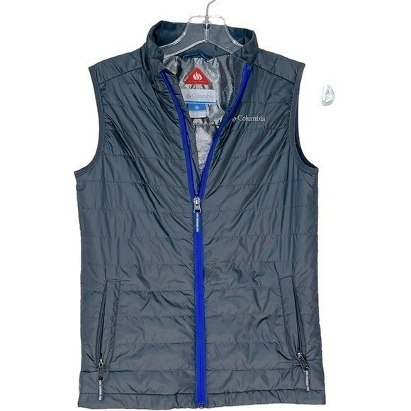 Columbia Jackets & Blazers - Columbia Omni-Shield Gray Hiking Layer Gorpcore Granola Girl Quilted Vest medium